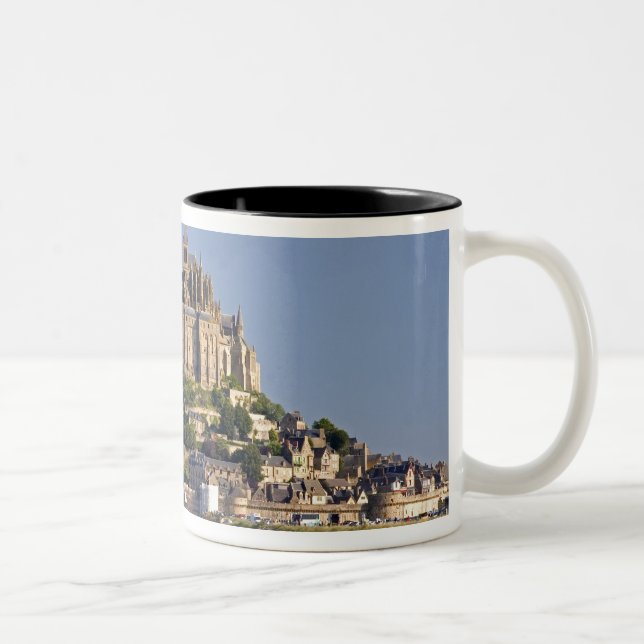 Le Mont Saint Michel in the region of Two-Tone Coffee Mug (Right)