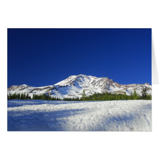 Le mont Shasta (Devant horizontal)