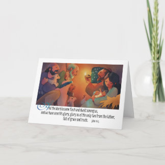 "Le mot est devenu carte de Noël de chair"