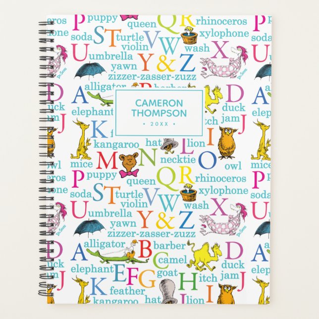 Le Motif ABC du Dr Seuss avec des mots (Devant)