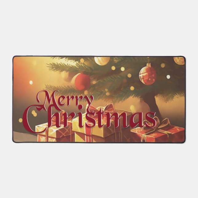 Le Motif de Noël, avec des présents sous l'arbre d (Recto)