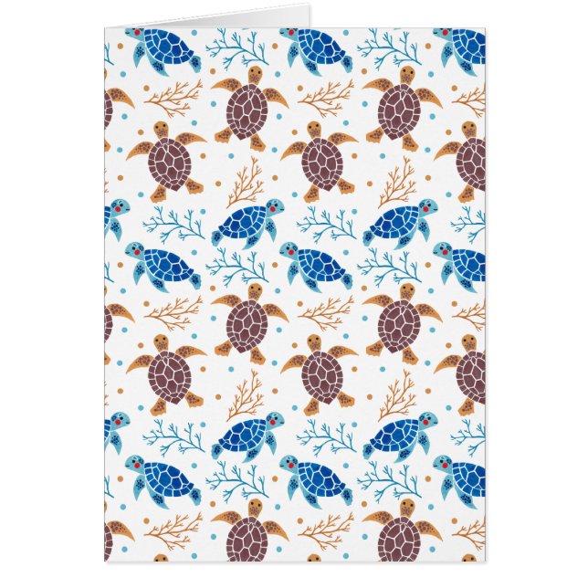 Le motif de tortue de mer (Devant)