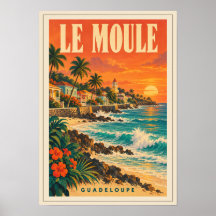 Le Moule Rivage Atlantique Poster | Poster