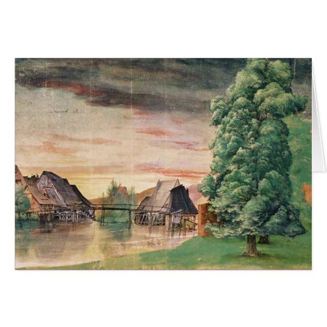Le moulin à eau, 1495-97 (Devant horizontal)
