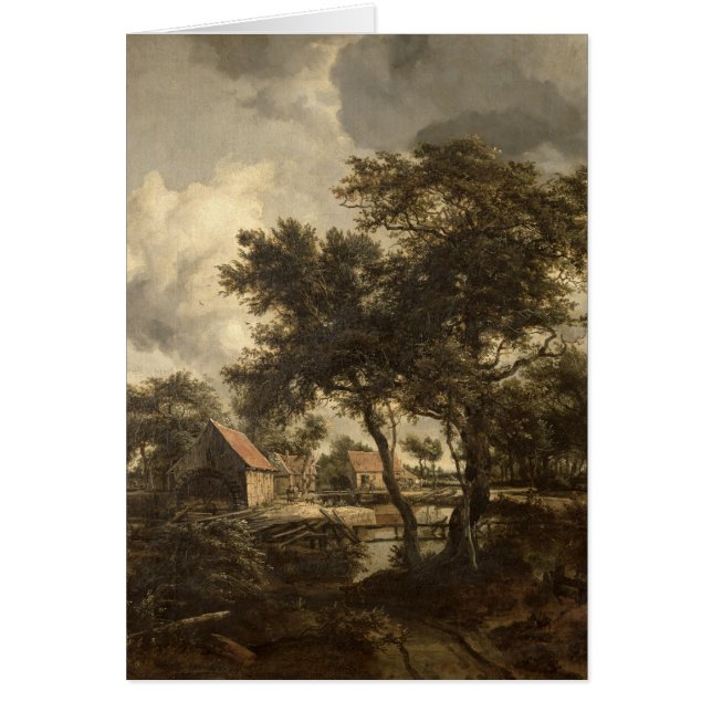 Le moulin à eau, c.1660 (Devant)