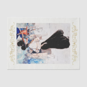 Le Moulin de la Galette by Henry Somm Tissue Paper