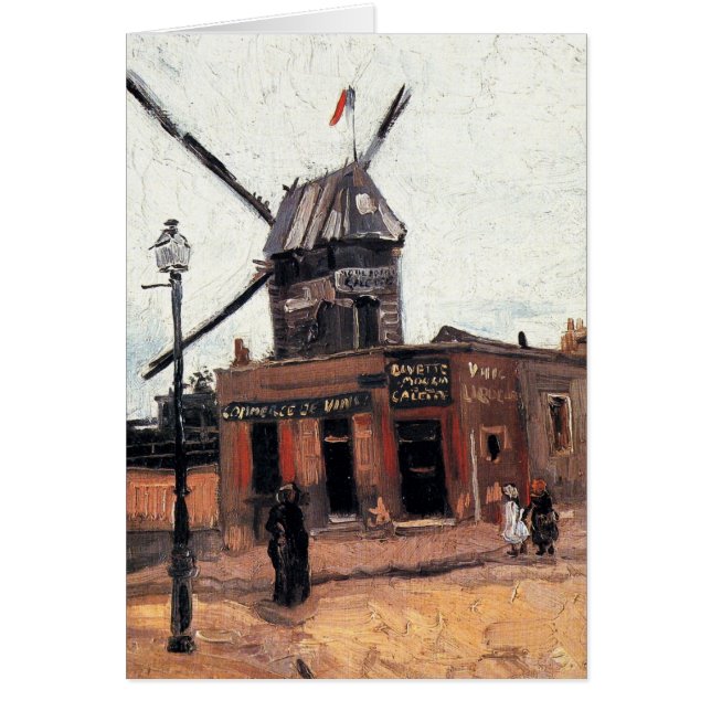 Le Moulin de la Galette by Vincent van Gogh (Front)