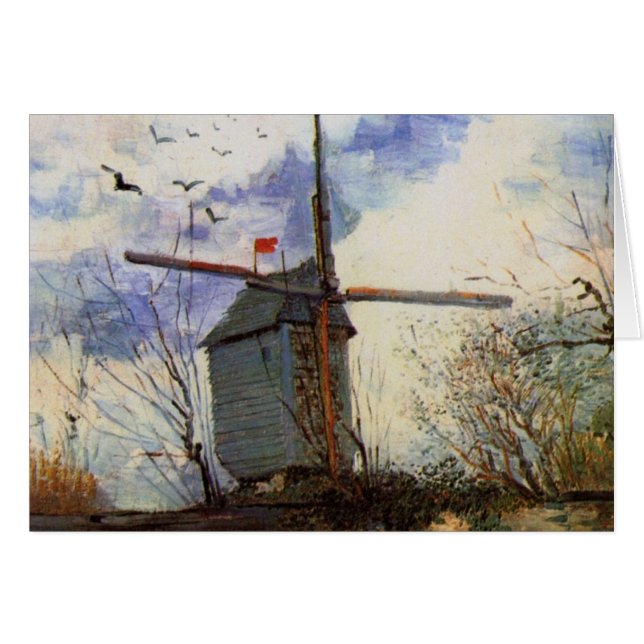 Le Moulin de la Galette par Vincent van Gogh (Devant horizontal)