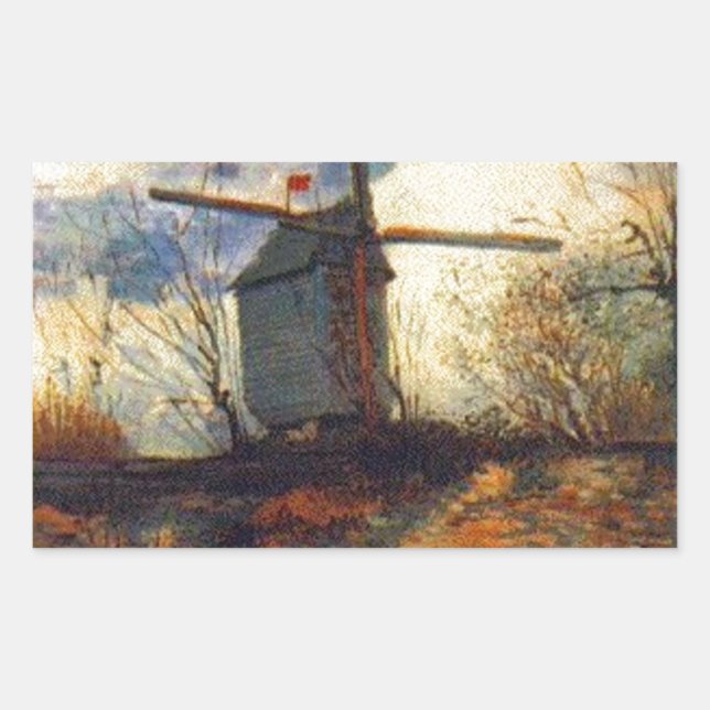 Le Moulin de la Galette Van Gogh Sticker (Front)