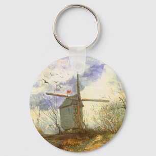 Le Moulin Galette by Vincent van Gogh, Windmills Keychain