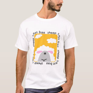 Le mouton indique des T-shirts et des cadeaux de