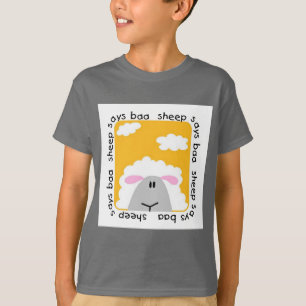 Le mouton indique des T-shirts et des cadeaux de
