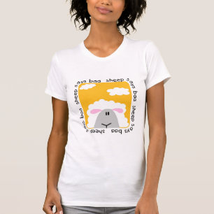 Le mouton indique des T-shirts et des cadeaux de