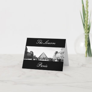 Le musée de Louvre, cartes pour notes de ~ de