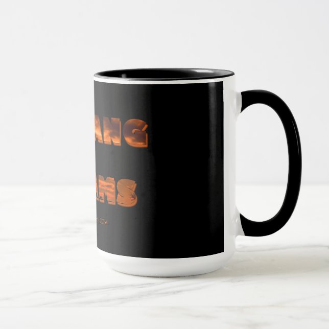 Le mustang rêve - noircissez la tasse de sonnerie (Droite)