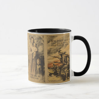 "Le New Jersey doit se battre sur..." WW I Mug