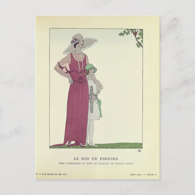 Le Nid de Pinsons Postcard (Front)