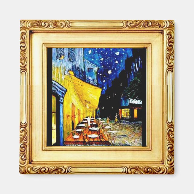 Le Night Cafe, Van Gogh, Art, Magnet (Devant)