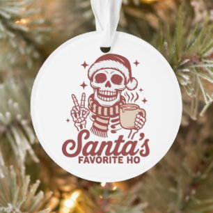 Le Noël Snarky squelette préféré du Père Noël 