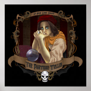 Le Noir Lune Cirque - The Fortune Teller Poster