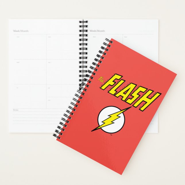Le nom Flash et logo d'éclair (Devant avec enveloppe)