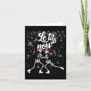 Le Now Halloween Skeleton Christmas Xmas Adults Hu Card