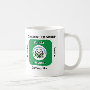Le panda Partners des tasses de logo