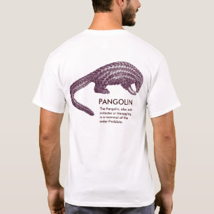 Le Pangolin étrange, avec la définition, T-shirt