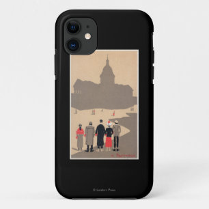 Le Pantheon Art Deco SceneParis, France iPhone 11 Case
