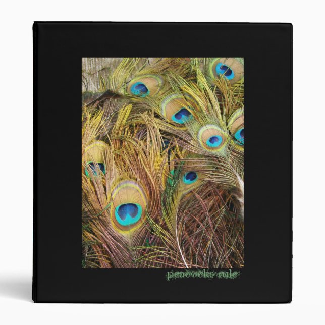 Le paon fait varier le pas du classeur d'Avery (Devant)