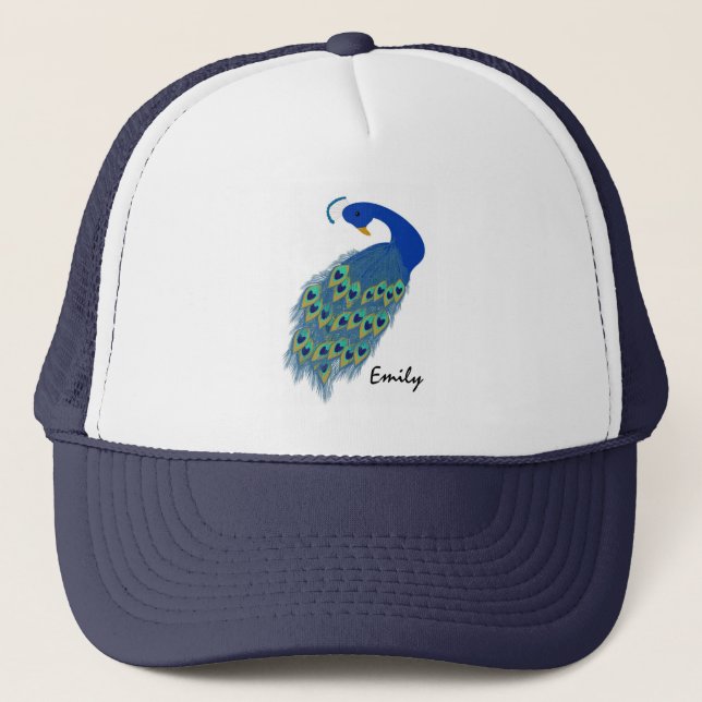 Le paon vert personnalisé conçoit le casquette de (Devant)