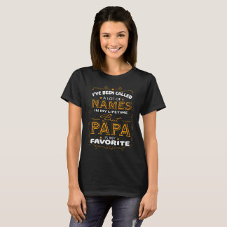 Le papa est mon T-shirt préféré