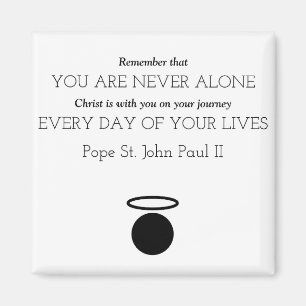 Le Pape Jean-Paul II Cite le Magnet