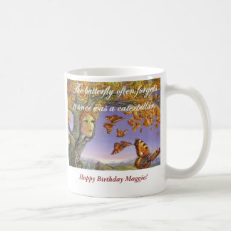 Le "papillon oublie" la tasse