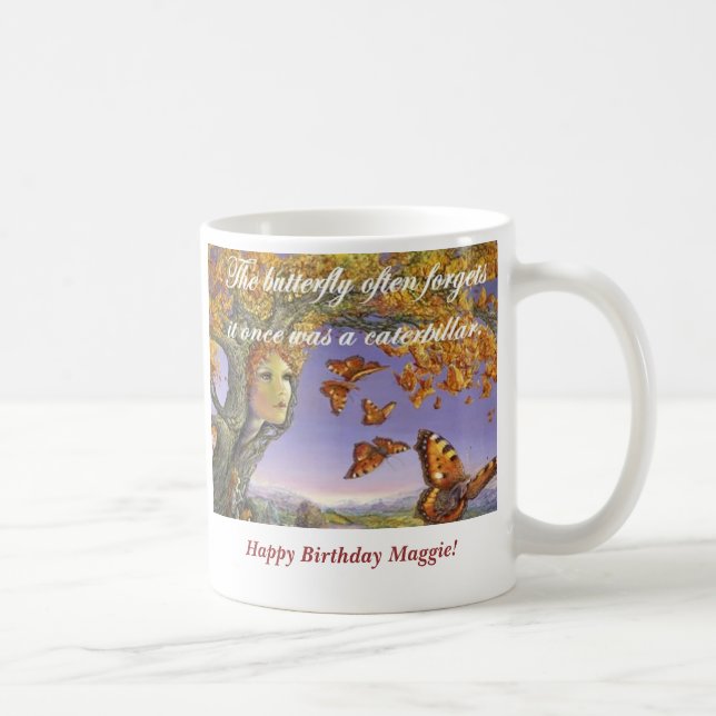 Le "papillon oublie" la tasse (Droite)