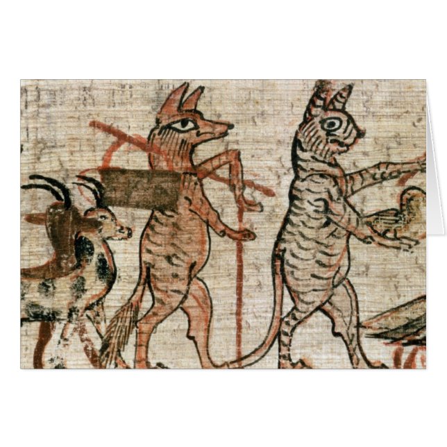 Le papyrus satirique (Devant horizontal)