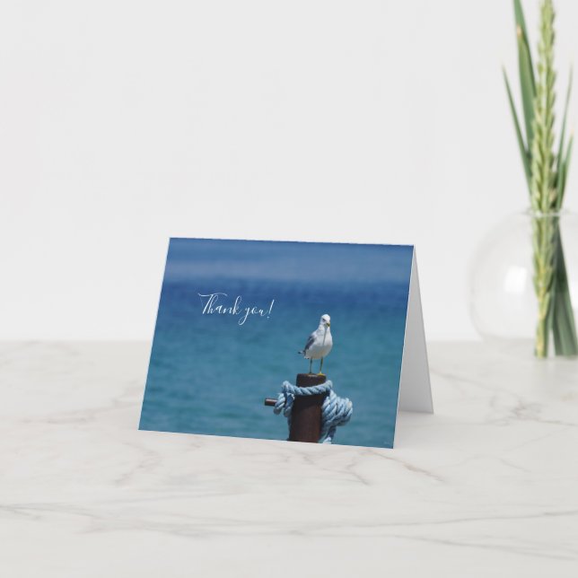 Le Paradis Des Mouettes À Mackinac Carte de remerc (Devant)