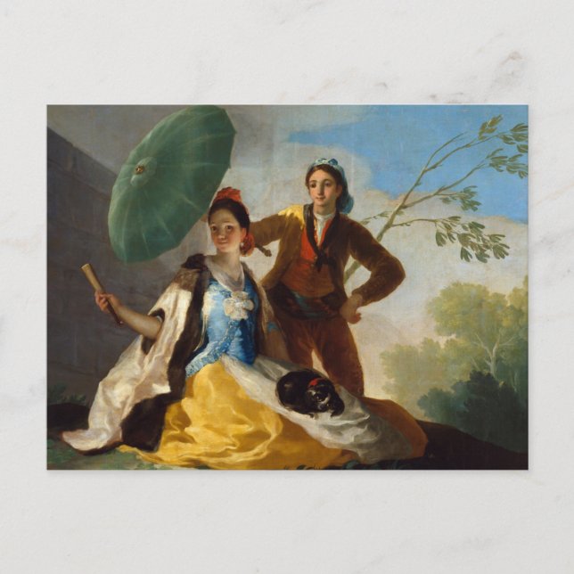 Le Parasol de Francisco Goya Carte Postale (Devant)