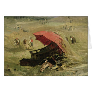 Le parasol rouge, c.1860