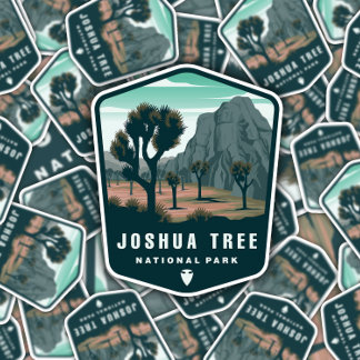 Le Parc national de Joshua Tree | Sticker Die-Cut