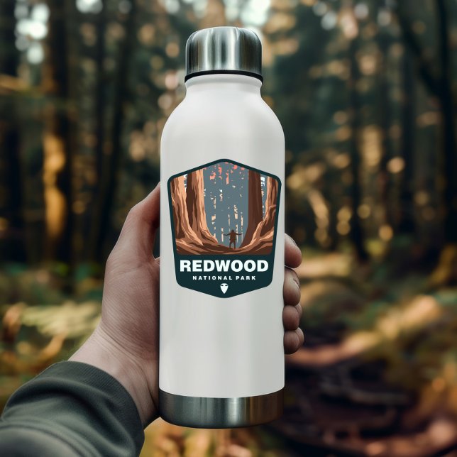 Le parc national de Redwood Californie | Sticker D (Redwood National Park Sticker)