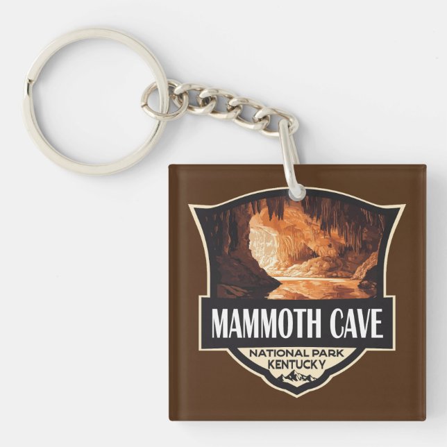 Le parc national Mammoth Cave Illustration Art rét (Devant)