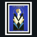 Le Parfum Art Deco Poster 16 x 20<br><div class="desc">Vintage, French Art Deco, Advertisement for Le Parfum. Poster measures 16 x 20 and may be available in other sizes.</div>