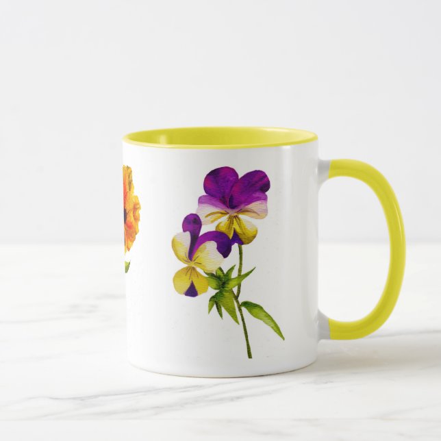 'Le Parti de la Pansée' sur une Mug Combo (I) (Droite)