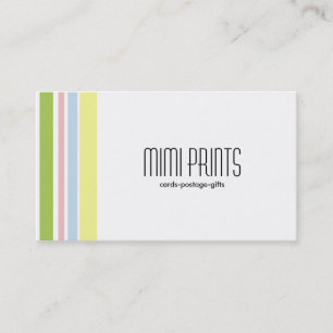 Le pastel barre le carte de visite