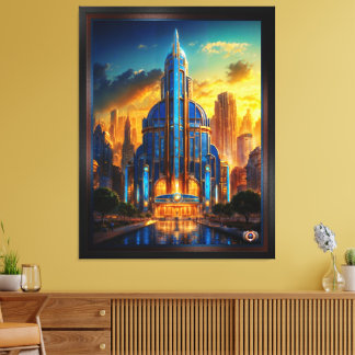 Le Pavillon Grand Art Déco Blue Plaza by Xzendor7