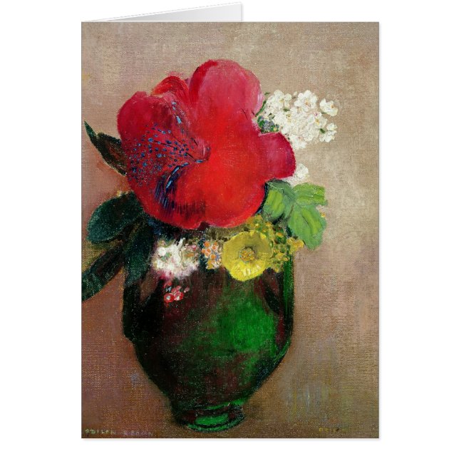 Le pavot rouge (Devant)