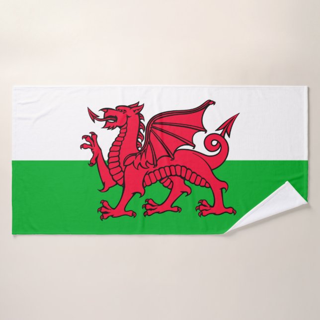 Le Pays de Galles (Serviette de bain)
