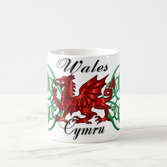 Le Pays de Galles, Cymru, tasse de Gallois avec le (Centre)