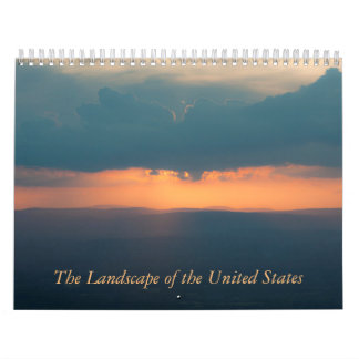 Le paysage des États-Unis - calendrier du mur